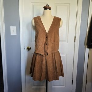 Small suede handmade vintage rodeo set